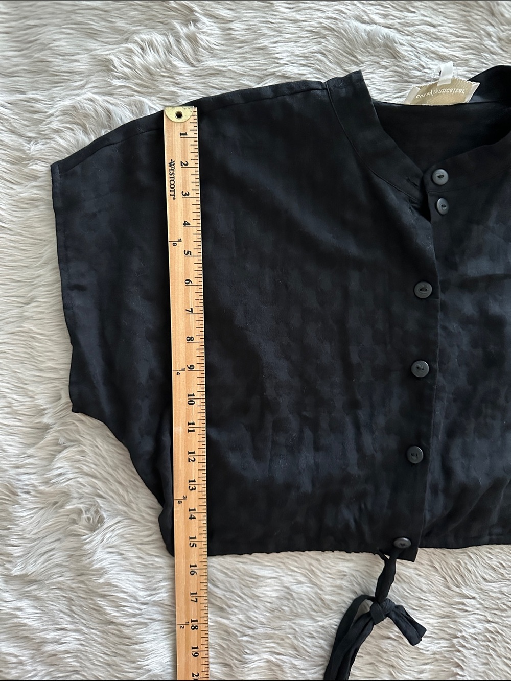 Anthropologie Corey Lynn Carter Aubrey Textured Crop Top - Picture 7 of 9